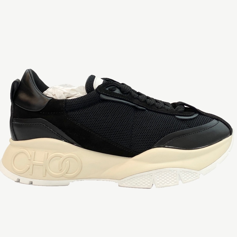 Jimmy Choo Men's Raine Sneakers Black, NO BOX